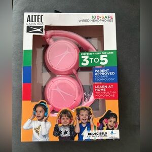 NIB Altec Lansing 2-in-1 Bluetooth & Wired Headphones Kid-Safe
